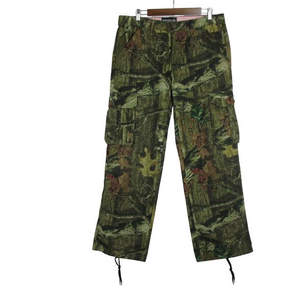 Mossy Oak Women’s Hunting Forest Camo Cargo Pants Size L 14/16 NWT - Picture 1 of 7